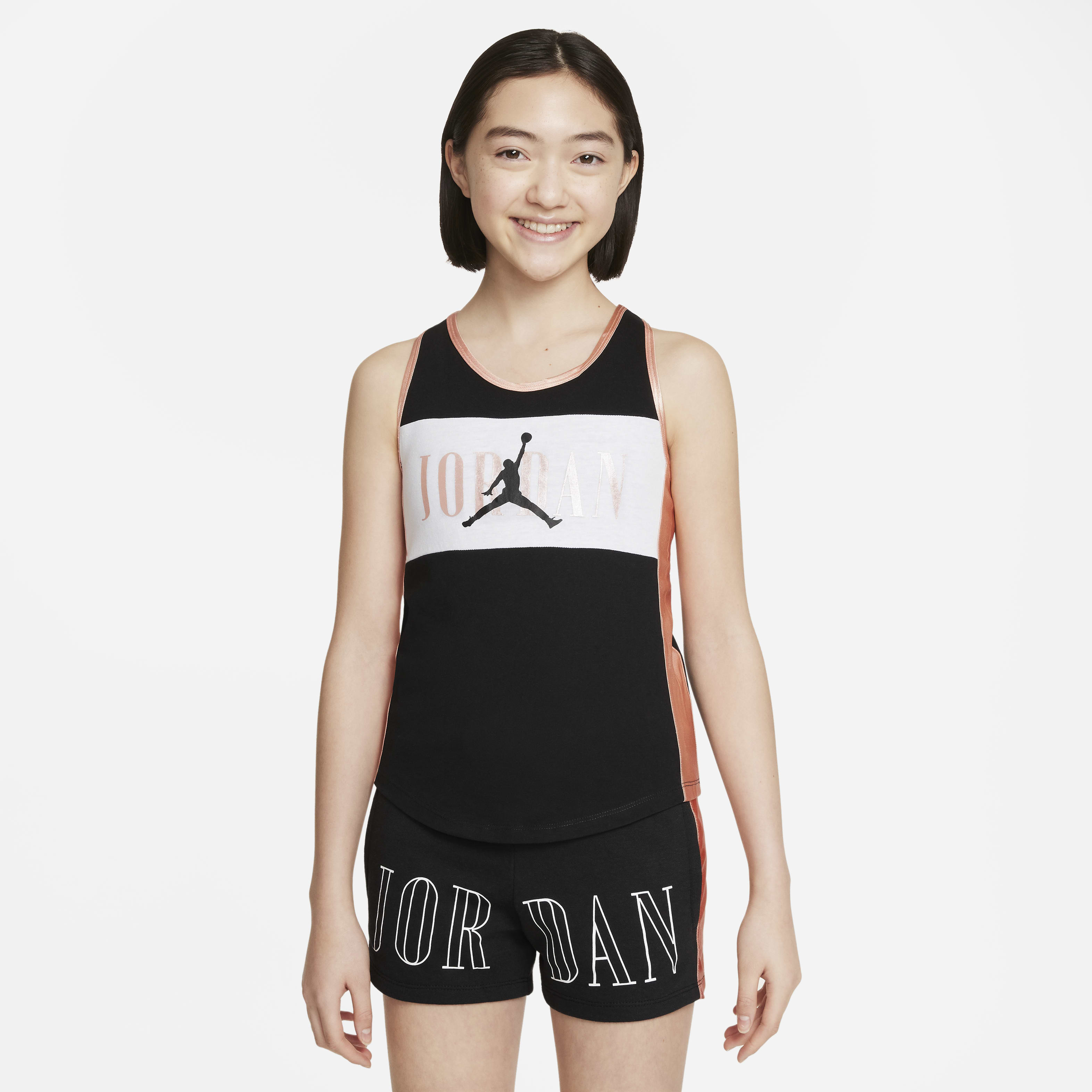 Black jordan tank top cheap